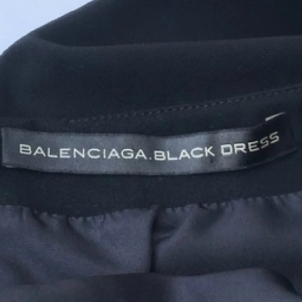 Balenciaga Black Dress LBD Cocktail Dress F36 - Picture 11 of 11